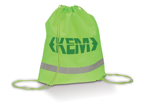 Gymbag med refleks Toppoint med trykk 